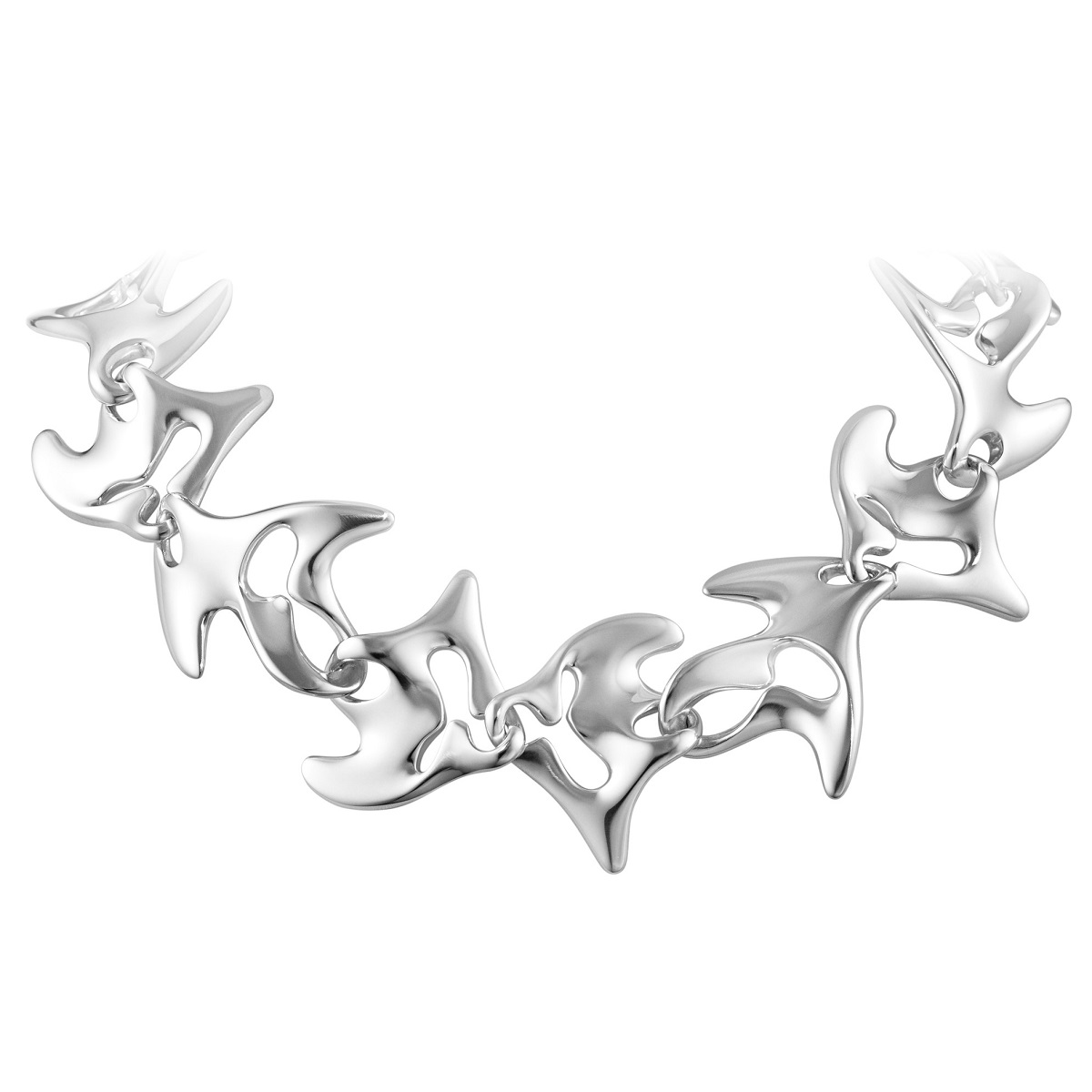 Georg Jensen sterling silver Archive necklace