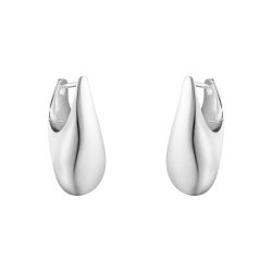Reflect small silver earrings