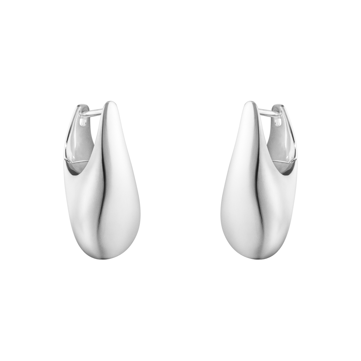 Reflect small silver earrings