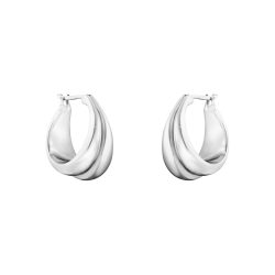 Silver Curve Earrings by Georg Jensen