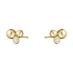 Moonlight Grapes Yellow Gold Diamond Studs