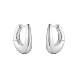 Georg Jensen Offspring Silver Earhoops Small