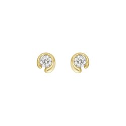 18ct Gold Mercy Earrings with Diamonds
