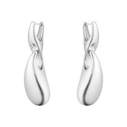 Reflect Silver Drop Earrings