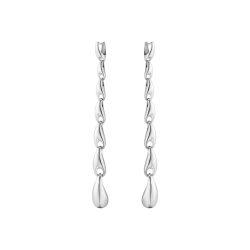 Reflect Extra Long Silver Earrings