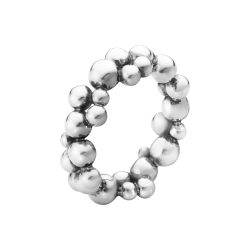 Silver Grapes Band Ring
