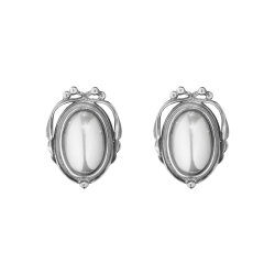 Georg Jensen 2017 Heritage Sterling Silver Ear-Clips