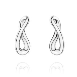 Georg Jensen sterling silver Infinity ear studs