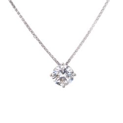 Certificated D Colour Diamond Pendant