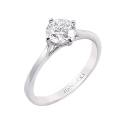 D Colour Brilliant Cut Diamond Engagement Ring