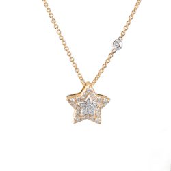 Pavé Set Diamond Cross Pendant