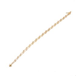 Double Row Diamond Bracelet