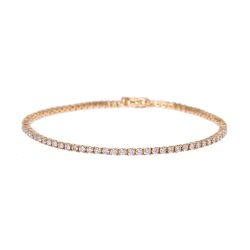 Fine 18ct Yellow Gold Diamond Bracelet