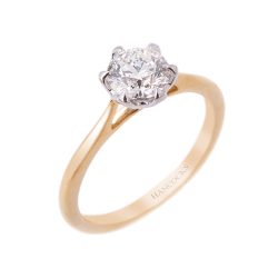 F Colour Brilliant Cut Diamond Ring