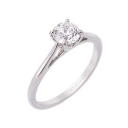 Brilliant Cut Diamond Solitaire Engagement Ring