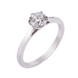 Platinum Diamond Single Stone Ring