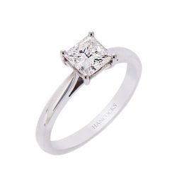 Princess Cut Diamond Single Stone Ring