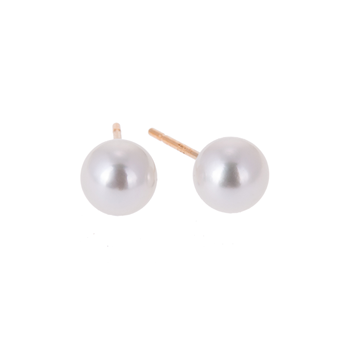 pearl stud earrings