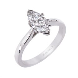 Marquise Cut Diamond Single Stone Ring