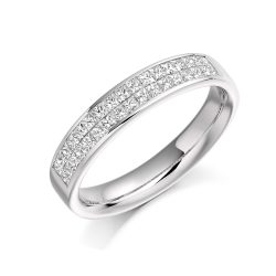 Platinum Princess Cut Diamond Ring