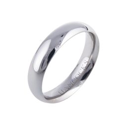 Gents Classic Court Platinum Wedding Band