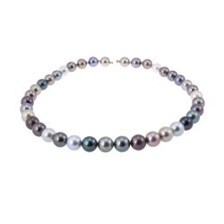 Black and Silver Tahitian Pearls