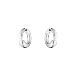 Georg Jensen Mercy sterling silver ear hoops