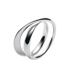 Georg Jensen sterling silver open Mobius Ring