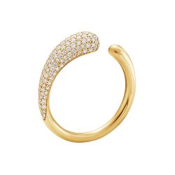 Diamond Set Mercy Mini Ring