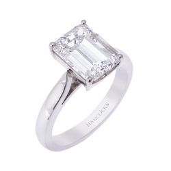 Emerald Cut Diamond Single Stone Ring