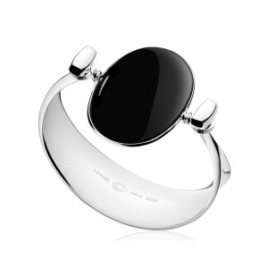 Georg Jensen Dew Drop Smokey Quartz Bangle