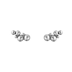 Moonlight Grapes Silver Short Earcuff