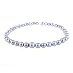 Graduated Grey Tahitian Pearl Necklet