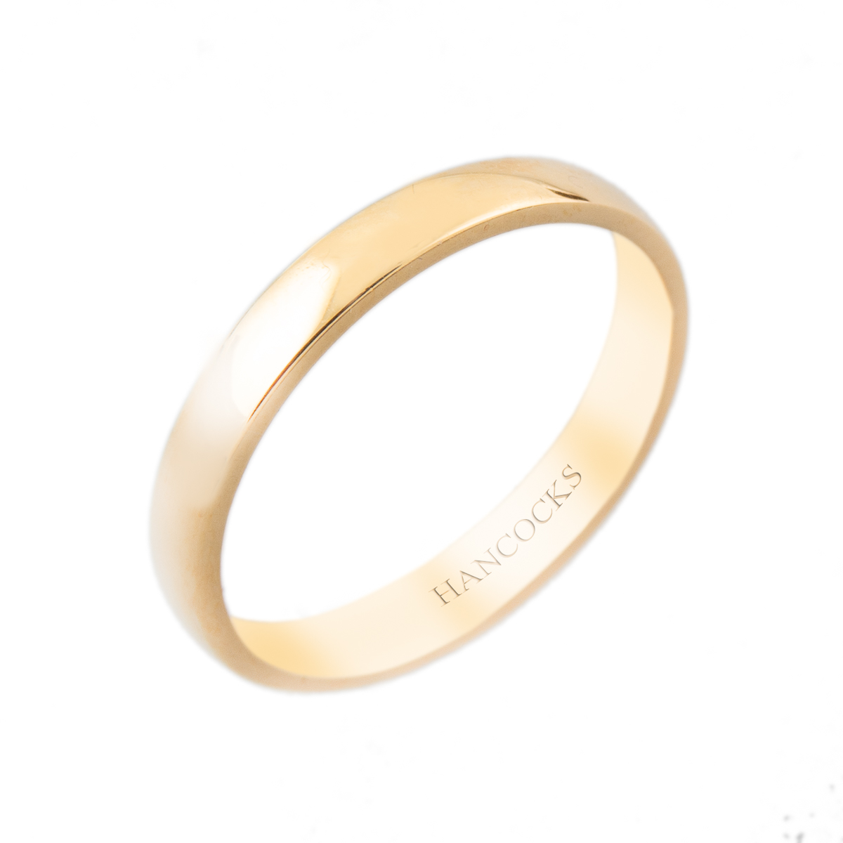 18ct yellow gold wedding ring for her