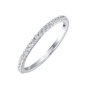 platinum ladies diamond set wedding ring