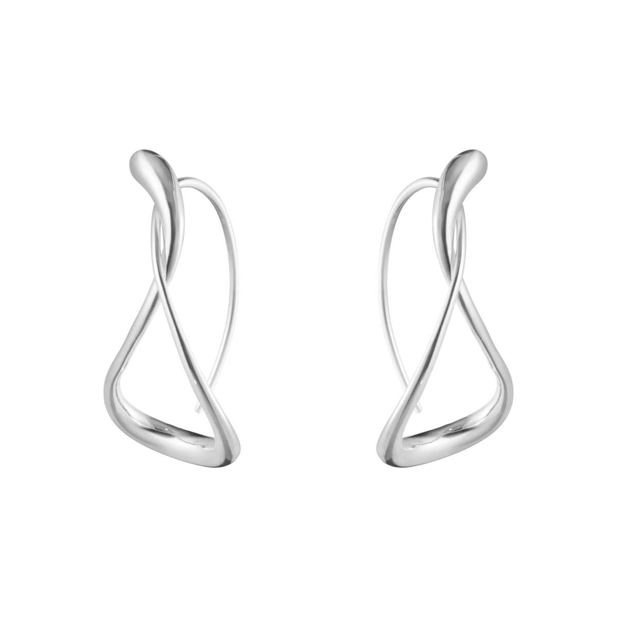 silver Georg Jensen Mercy Earrings