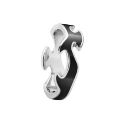Georg Jensen Black Ceramic Fusion Ring