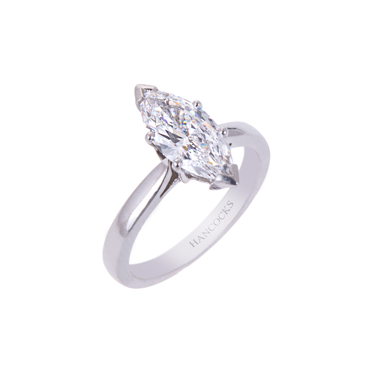 Internally Flawless Marquise Diamond Ring | Hancocks Jewellers 