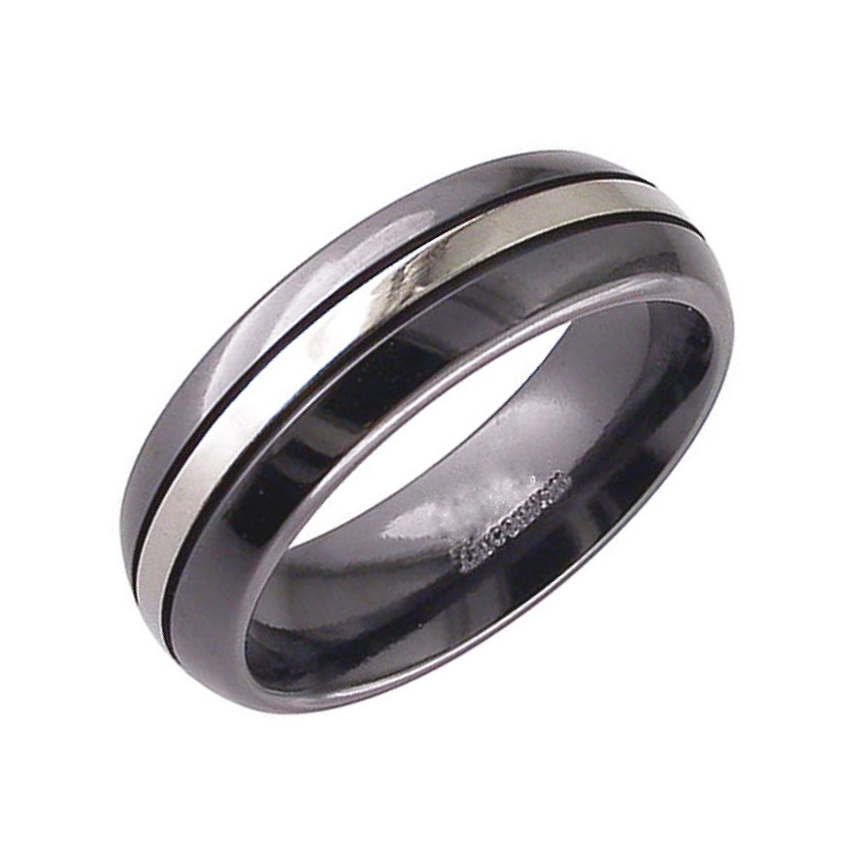 gents zirconium wedding ring