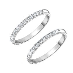 matching diamond set wedding rings