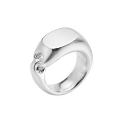 silver Georg Jensen Reflect ring