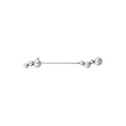 moonlight grapes silver brooch