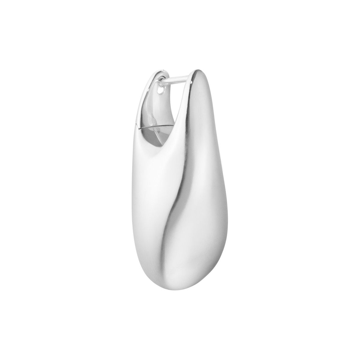 Georg Jensen silver Reflect earrings large