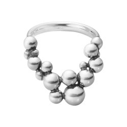 silver georg jensen moonlight grapes ring