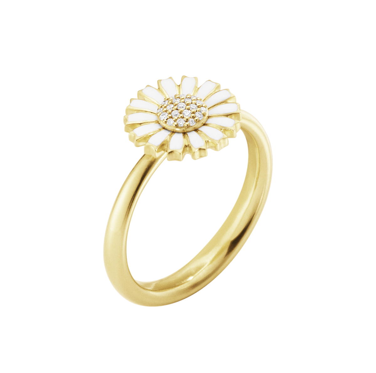 2025 Daisy gold plated Georg Jensen ring