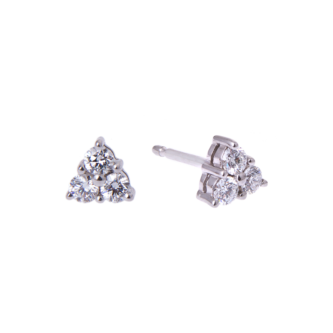 diamond stud earrings