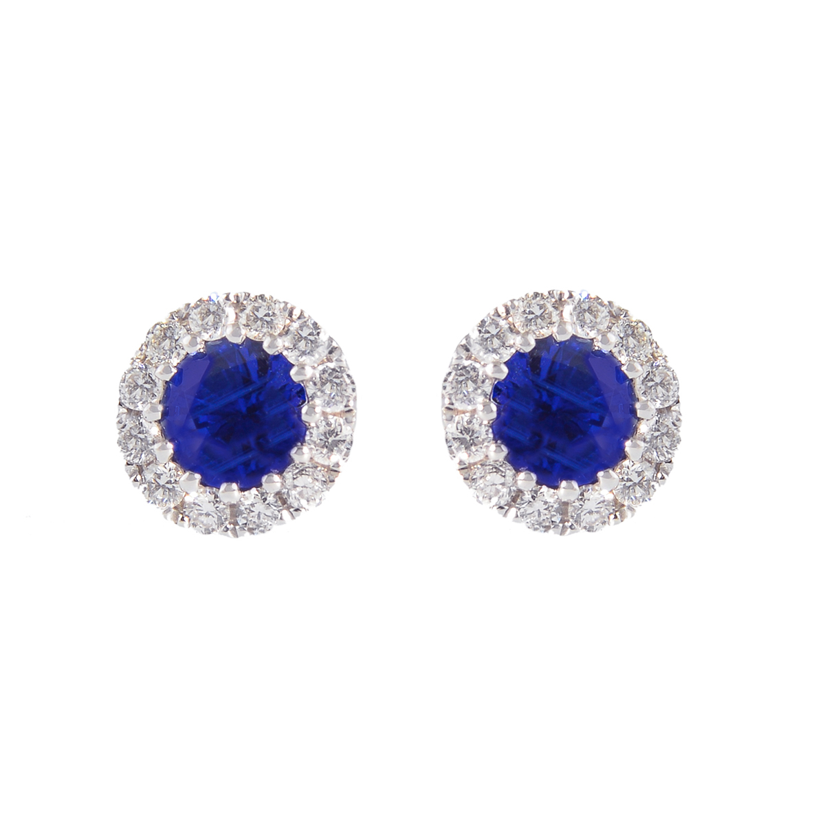 sapphire and diamond earrings