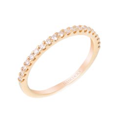 fine 18ct yellow gold diamond wedding band