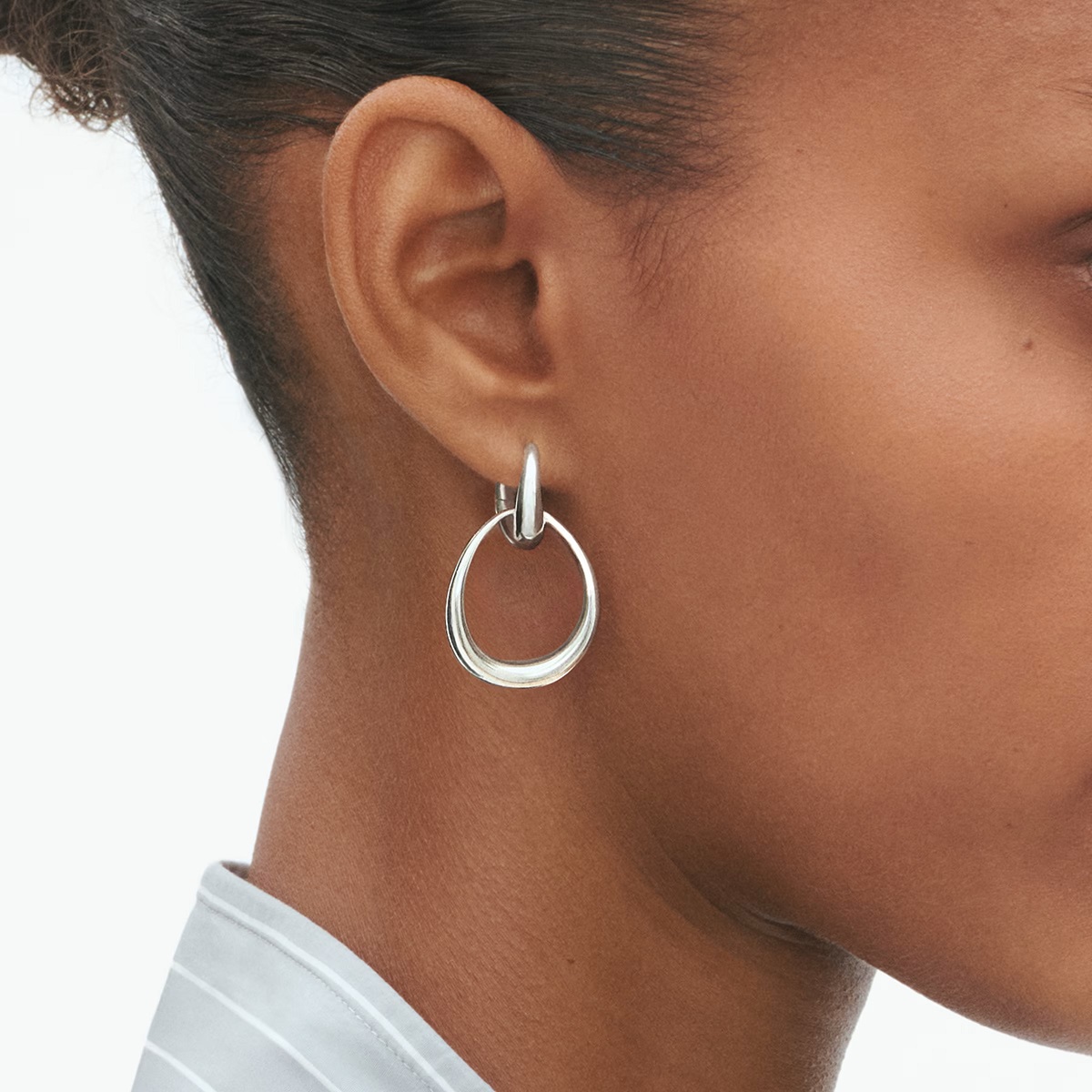 Offspring Medium Double Element Earrings - Image 4