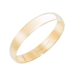 gents slim gold wedding ring